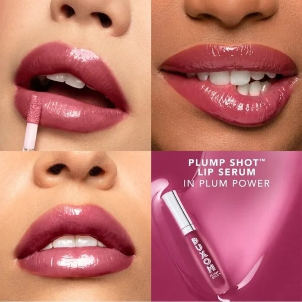 Buxom Plum Power Plump Shot Lip Serum- sheer plum, plumping, smoothing NIB